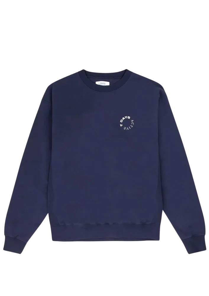 Organic Crew Neck - Navy