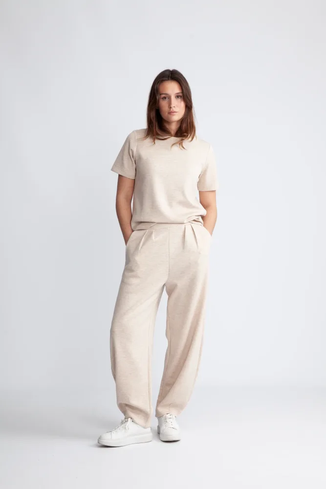 Laicentiw Vincent Mel Pant - Vanilla Melange - Bilde 2