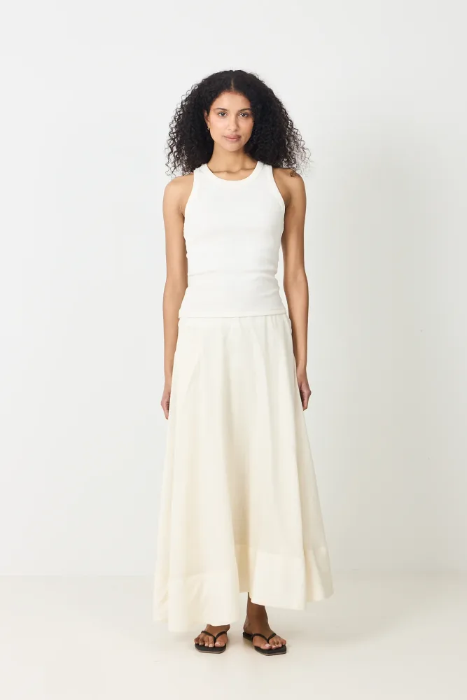 Vivienne Organza Skirt - Cream - Bilde 2