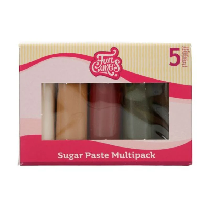 FunCakes Fondant Multipack - Sparkling palette 5x100g