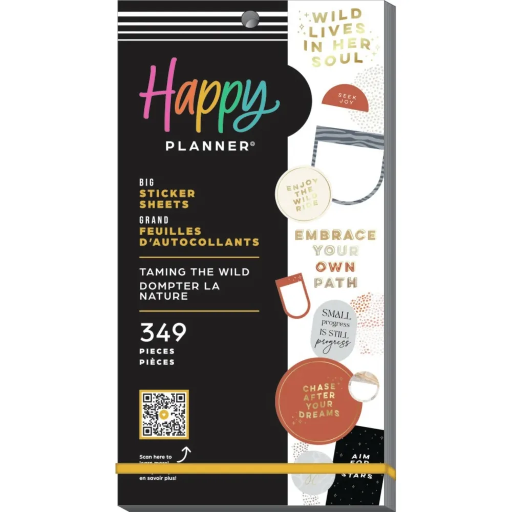 Happy Planner Sticker Value Pack, 30ark – Taming The Wild Happy Planner Sticker Value Pack, 30ark – Taming The Wild