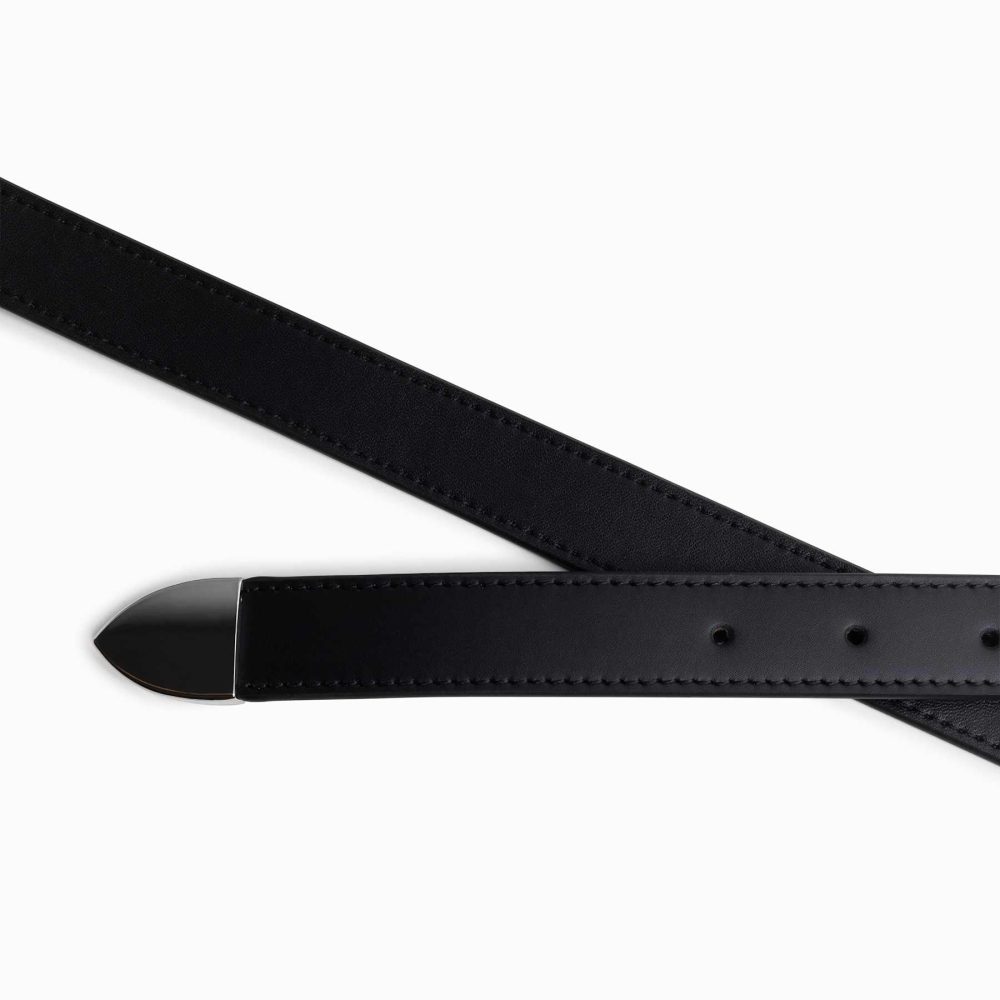 Glam Western Belt - Black - Bilde 3