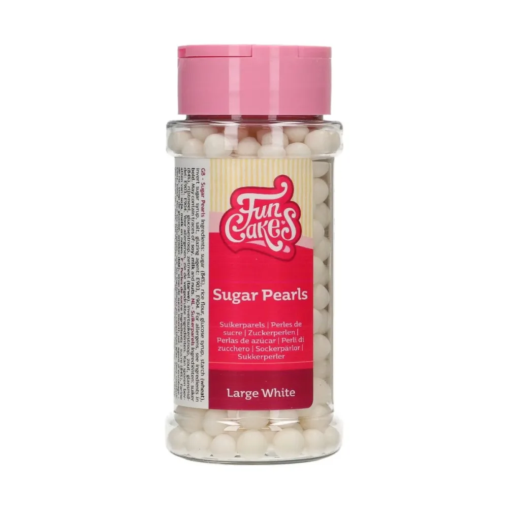 Kakestrø Sukkerperler Hvit - Large, 70g - Bilde 2