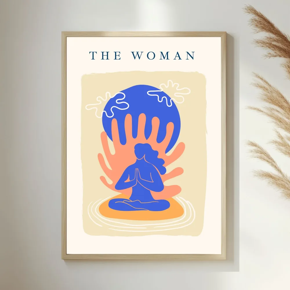 THE WOMAN – MEDITATIV MATISSE-INSPIRERT KUNSTPLAKAT - Bilde 3