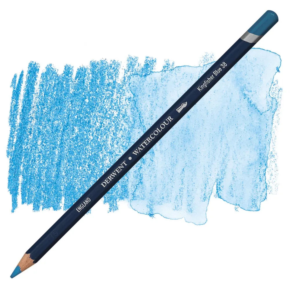 Derwent – Watercolour – 38 Kingfisher Blue