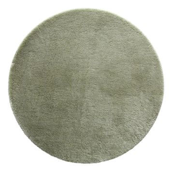 GULVTEPPE SOFT TOUCH Ø130CM GRØNN