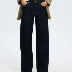 Wide Bea-Kori Hw Jeans – Dark Blue Denim