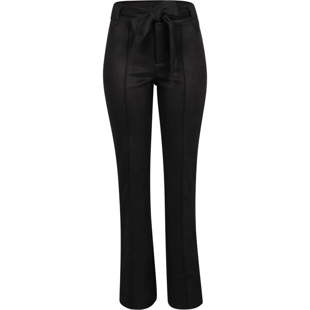 Victoria Ultra Suede Pants - Black