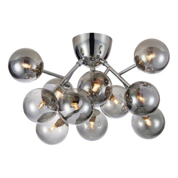 TAKLAMPE MARKSLÖJD QUEENS CEILING KROM/SMOKE TAKLAMPE MARKSLÖJD QUEENS CEILING KROM/SMOKE