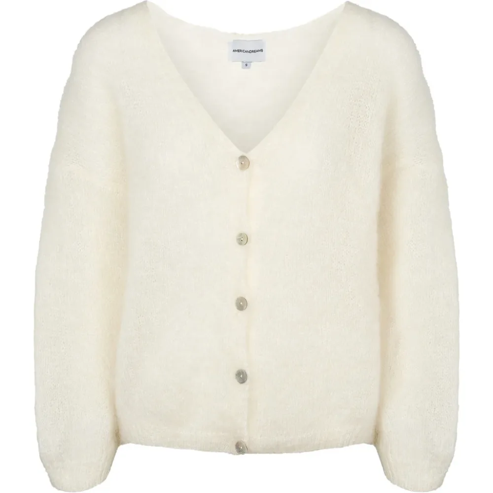 Cornelia Ls Cardigan - White