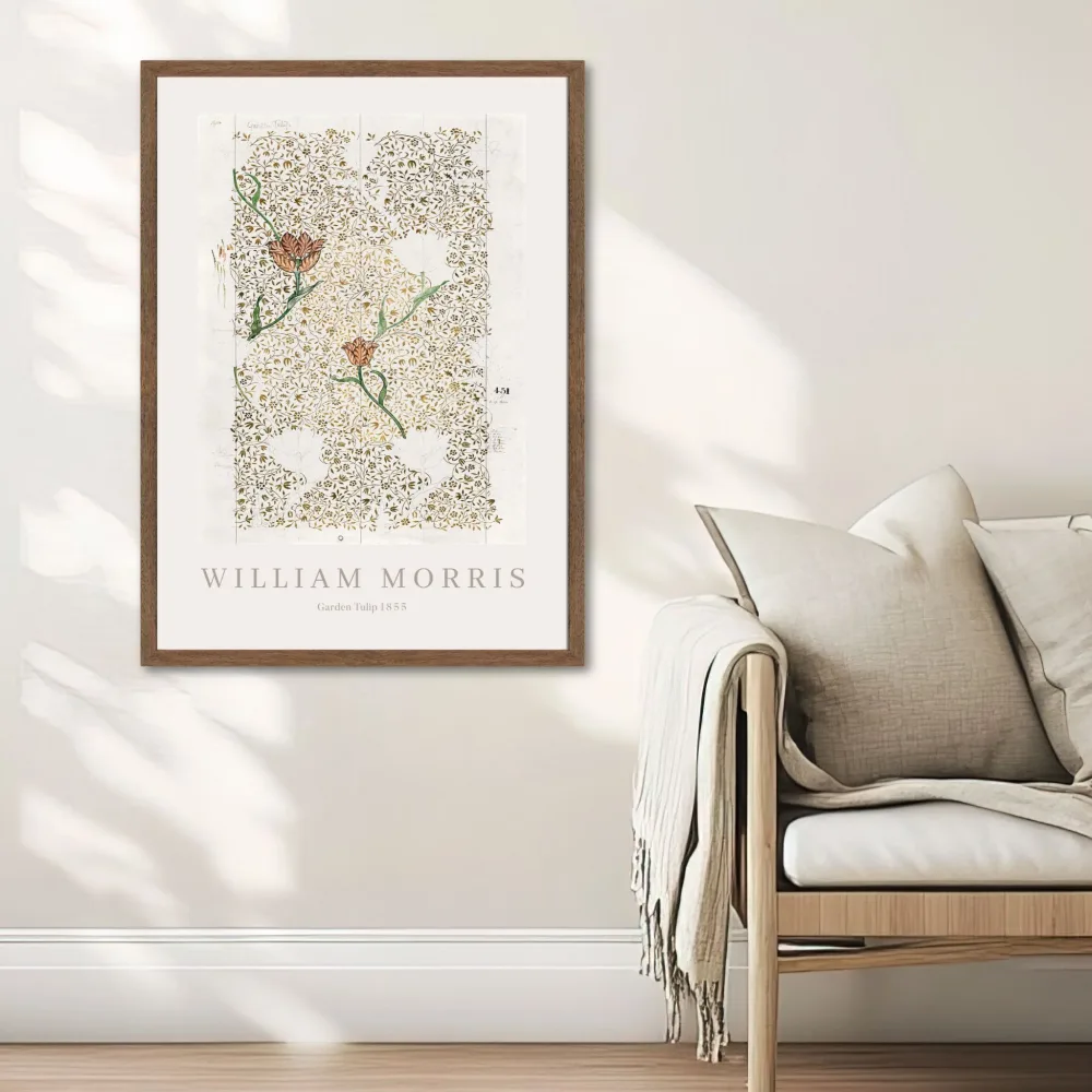 GARDEN TULIP - WILLIAM MORRIS 1855 - Bilde 2