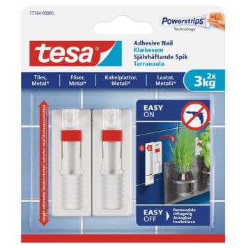 SELVKLEBENDE SPIKER TESA TSMS FLIS JUSTERBAR 3KG 2-PACK