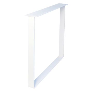 BORDBEN PN BESLAG SQUARE 71CM HVIT