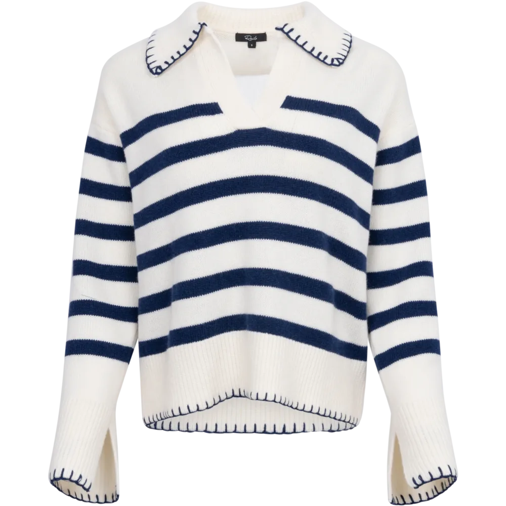 Athena – Ivory Navy Stripe Athena – Ivory Navy Stripe