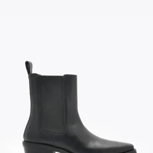 Mira Leather Boot – Black