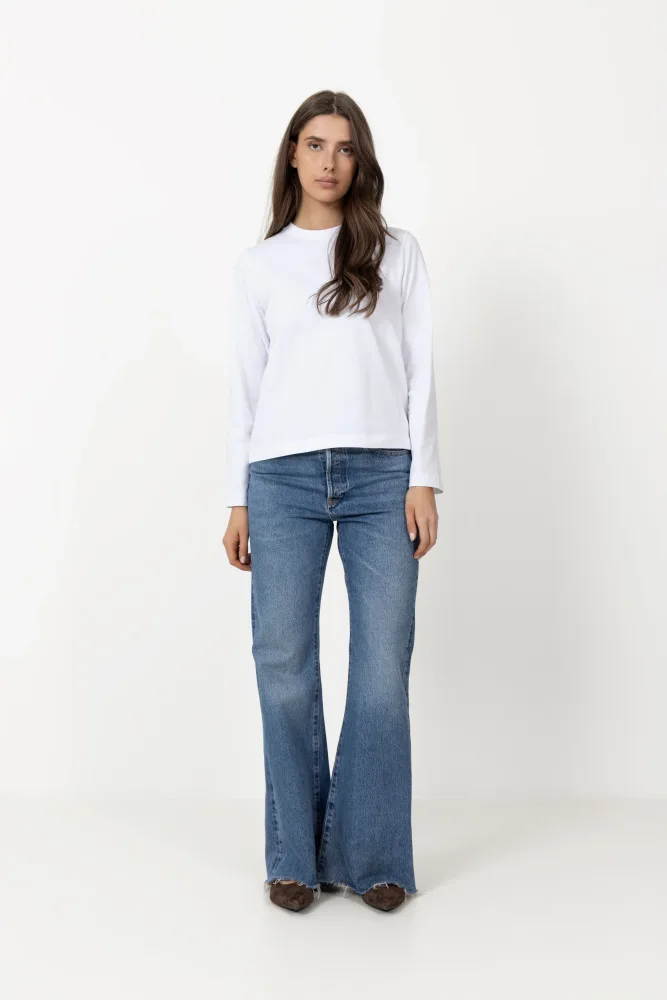 Sacamino Ls T-Shirt - White - Bilde 2