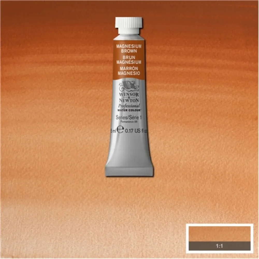 W&N - Artists Water Colour 5ml - 381 Magnesium Brown