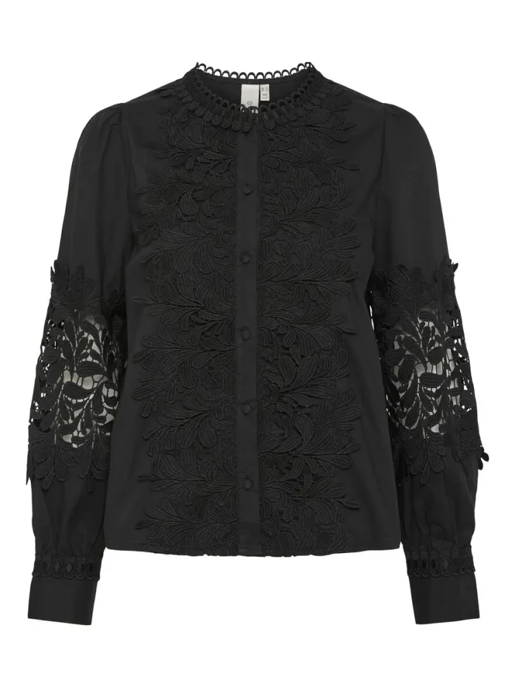 Yassemira Ls Shirt S. - Black