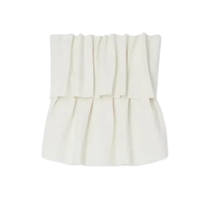 Sculpted Tube Top – White Sculpted Tube Top – White