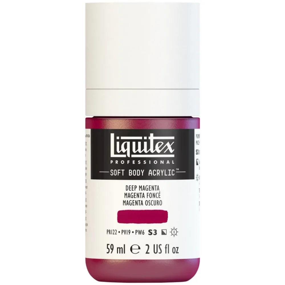 Liquitex Soft Body 59ml – 300 Deep Magenta S3 Liquitex Soft Body 59ml – 300 Deep Magenta S3