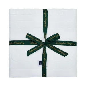 Velour Logo Towel Set 50X70/70X130 –  White