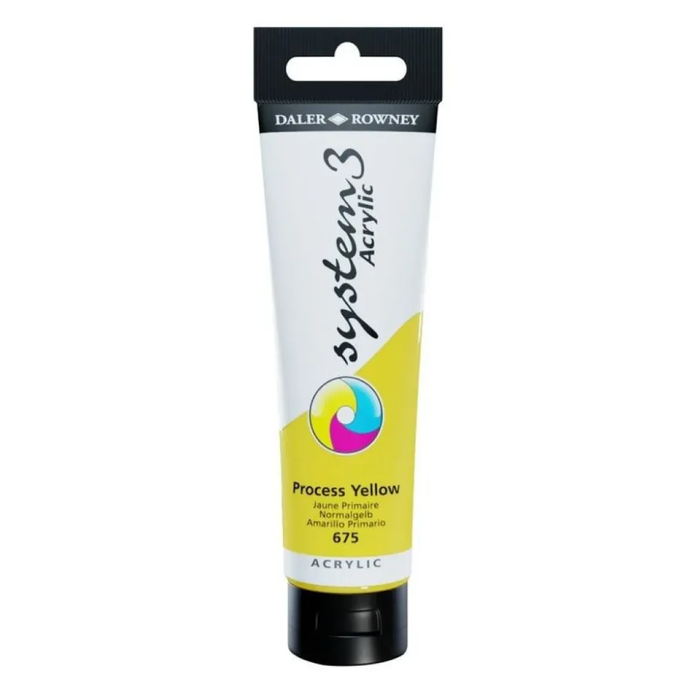 Daler Rowney – System3 150ml – 675 Process Yellow Daler Rowney – System3 150ml – 675 Process Yellow