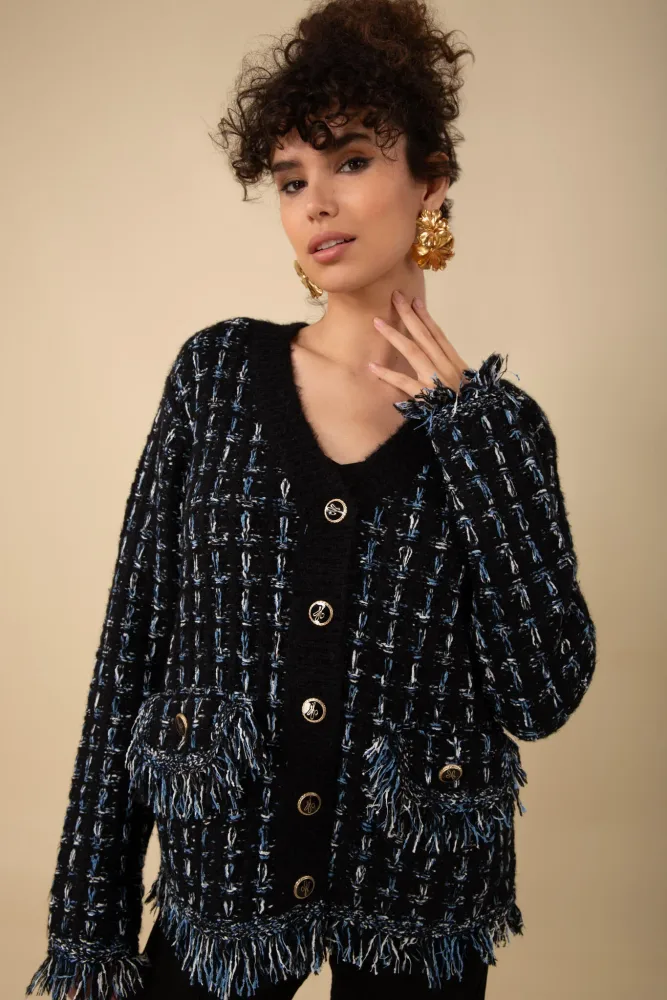 Jimena Cardigan - Black - Bilde 2