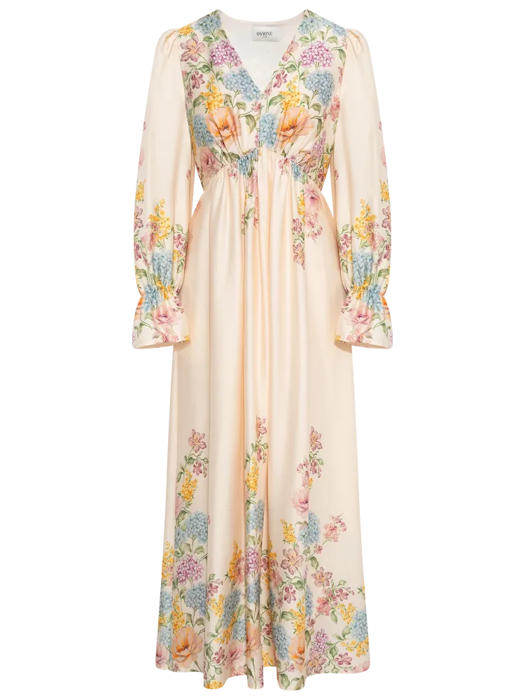Maja Floral Maxi Dress - Multi Floral - Bilde 2