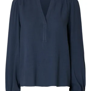Viva Ls V-Neck Top – Dark Sapphire