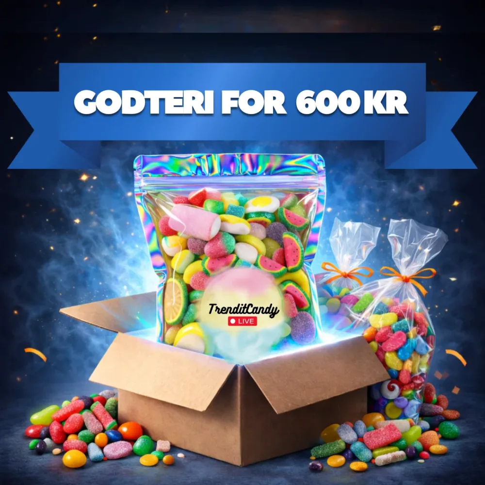 Mystery Candy Box – Verdi 600 kr Mystery Candy Box – Verdi 600 kr
