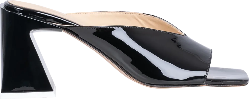 Tasha Leather Sandals - Black