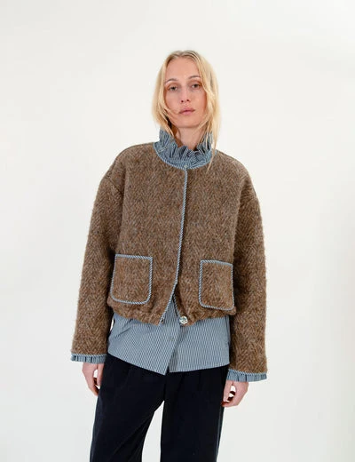 APOF - Annemonne Blouse - Grey Stripe - Bilde 2