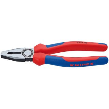 KOMBINASJONSTANG KNIPEX RØD/BLÅ 200MM KOMBINASJONSTANG KNIPEX RØD/BLÅ 200MM