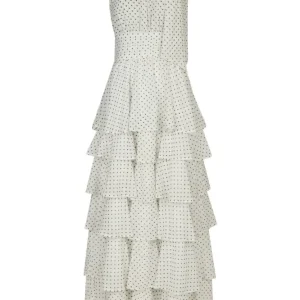 Marli Dot Dress – White