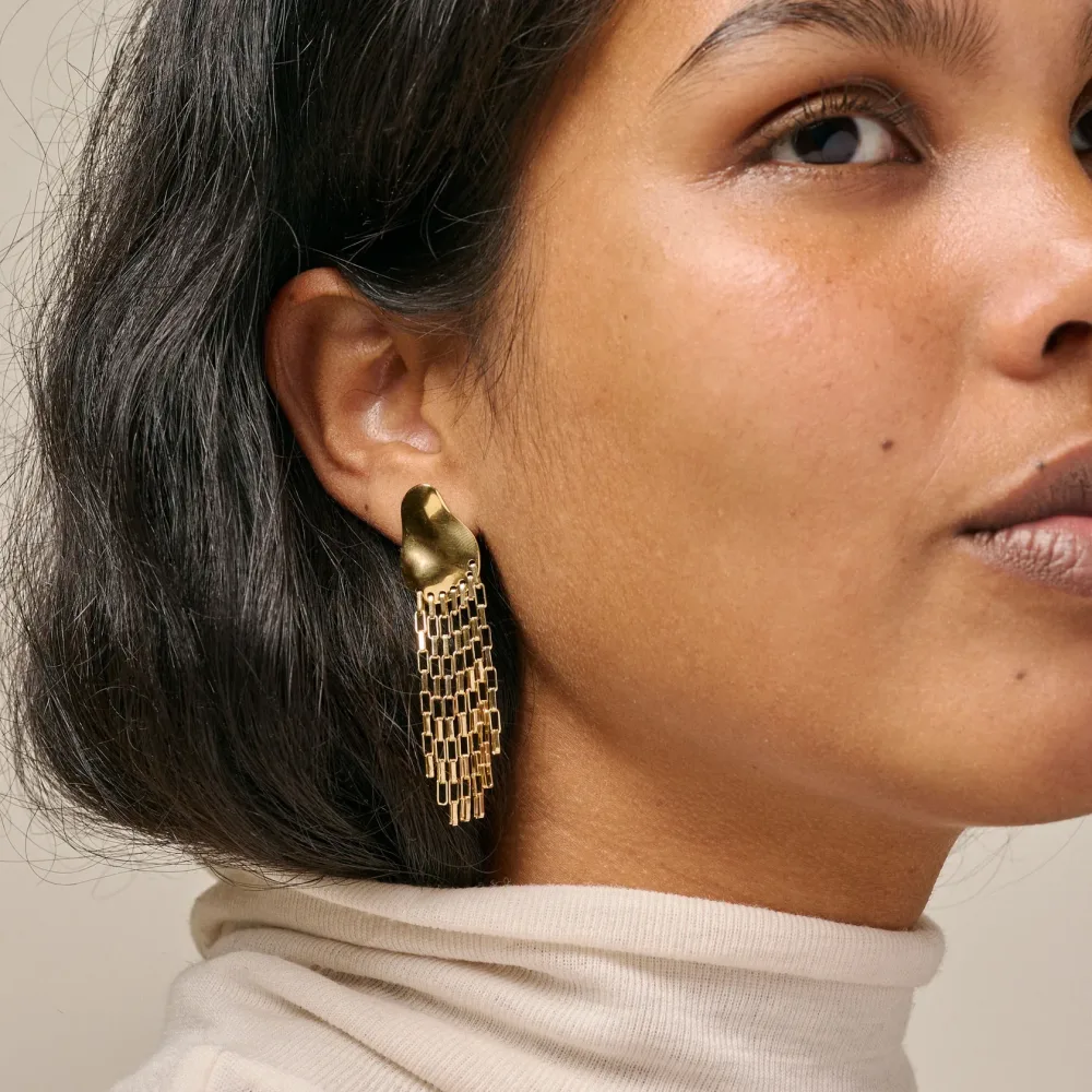 Solange Earrings - Gold - Bilde 2