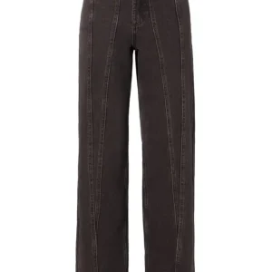 Katia High Rise Wide Jeans – Brown Wash