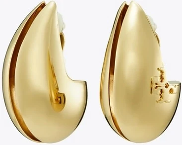 Wave Earrings - Light Brass - Bilde 3