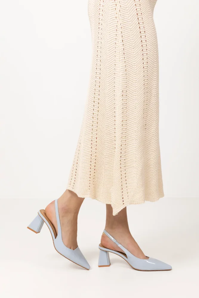 Biamaralyn Slingback Patent - Sky Blue - Bilde 3