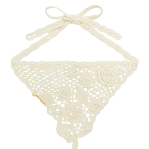 Head Scarf Crochet – Egret Head Scarf Crochet – Egret