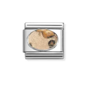 Nomination – Link HARD STONES 925 sterling silver LEOPARD JASPER MAT Nomination – Link HARD STONES 925 sterling silver LEOPARD JASPER MAT