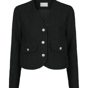 Manua Boucle Jacket – Black