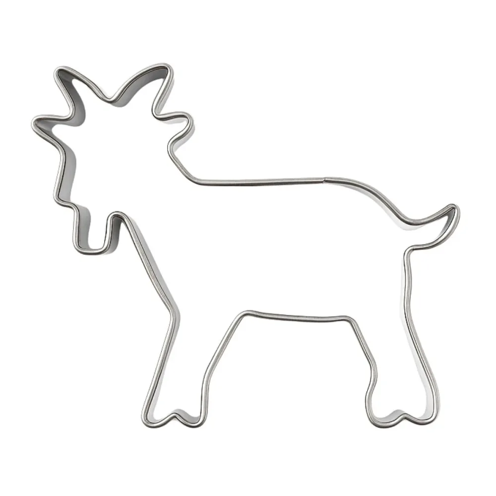 Pepperkakeform Geit 8cm