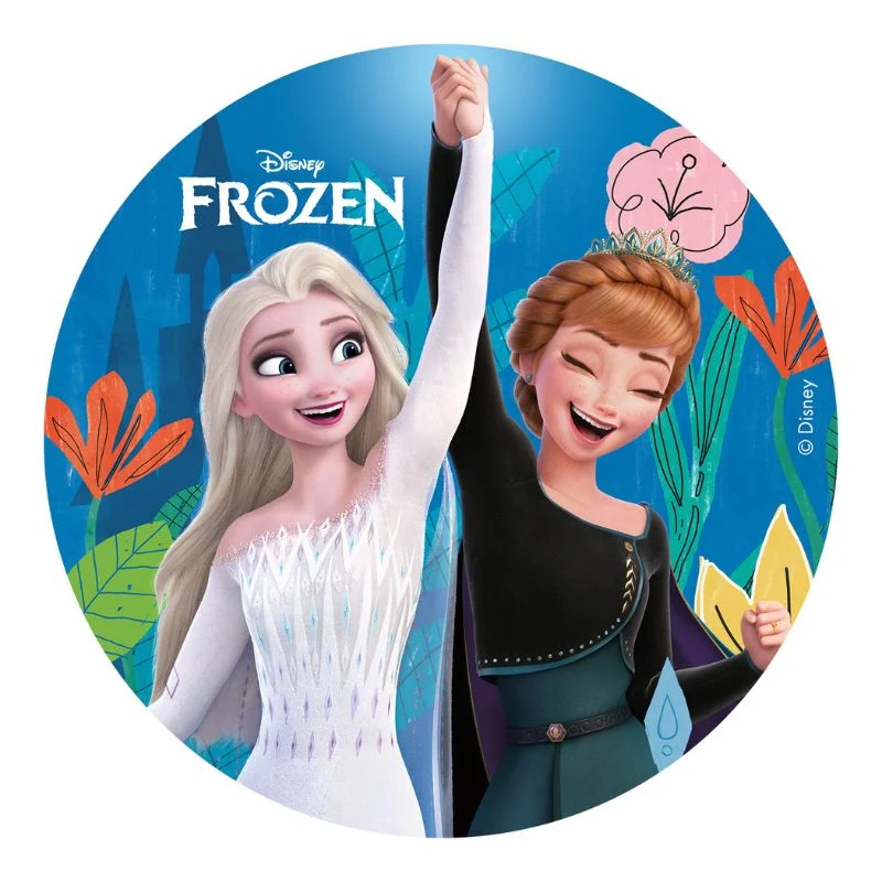 Kakebilde Frost -Elsa og Anna- 15,5cm Kakebilde Frost -Elsa og Anna- 15,5cm