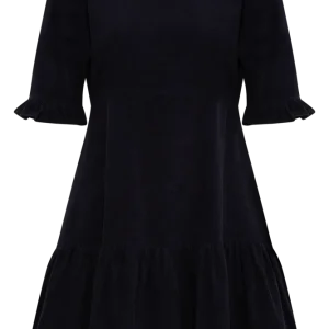 Rita Dress – Midnight Corduroy
