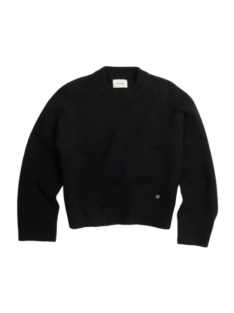 W. Wool Crew - Black