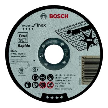 KAPPESKIVE BOSCH RAPIDO 115X1 MM