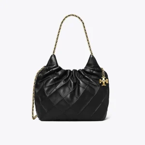 Fleming Mini Hobo Bag – Black