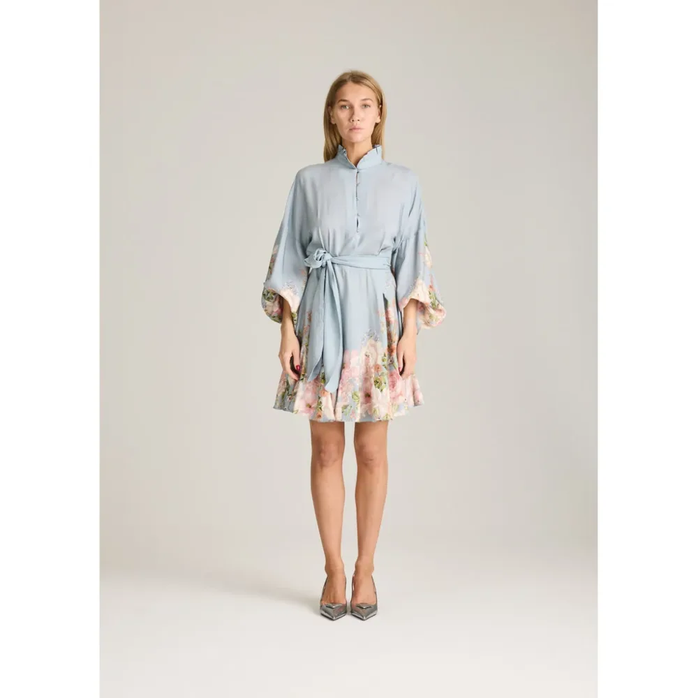 Aliah Flora Dress - Blue Garden - Bilde 2
