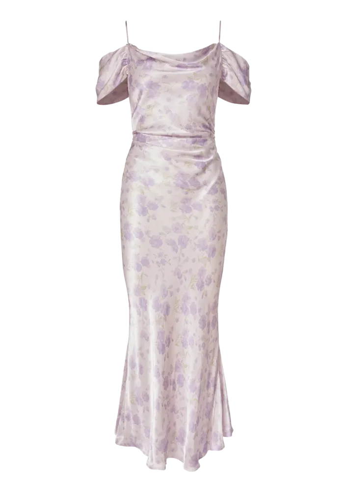 Lyra Dress - Lilac Jasmine Print