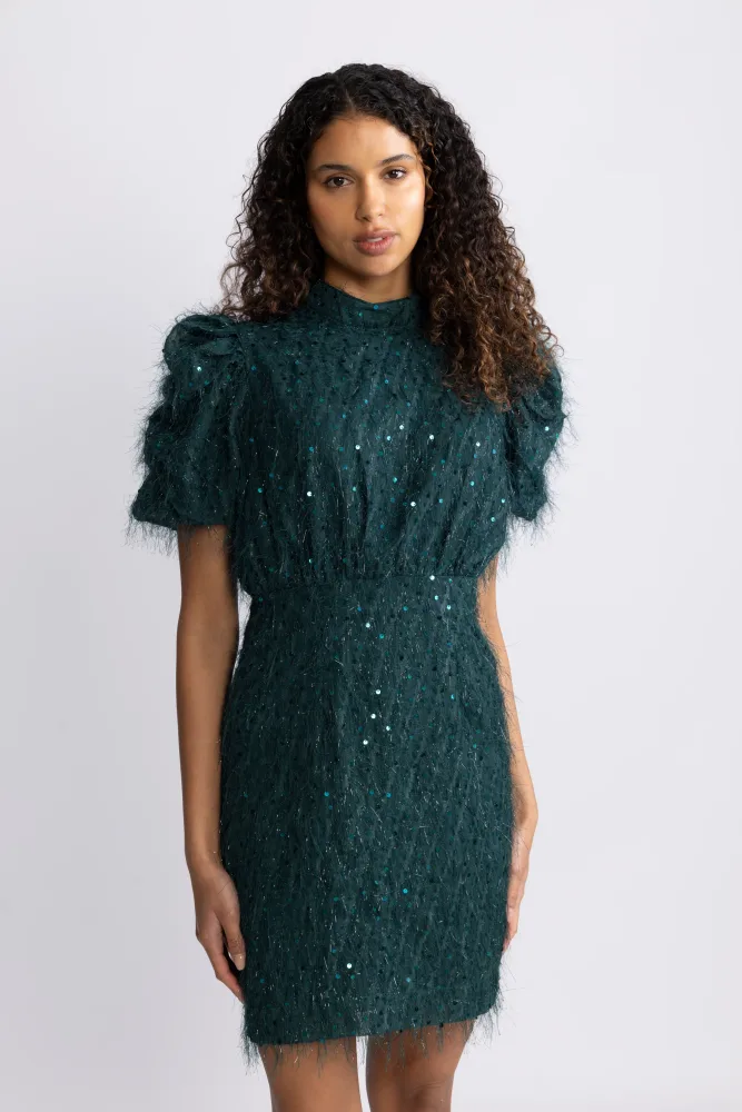 Yasilza 2/4 Sequin Dress - Ponderosa Pine - Bilde 3